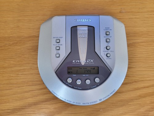 Aiwa r120 portable cd - aiwa,