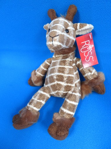 Giraffe brown cream checkered - giraffe,