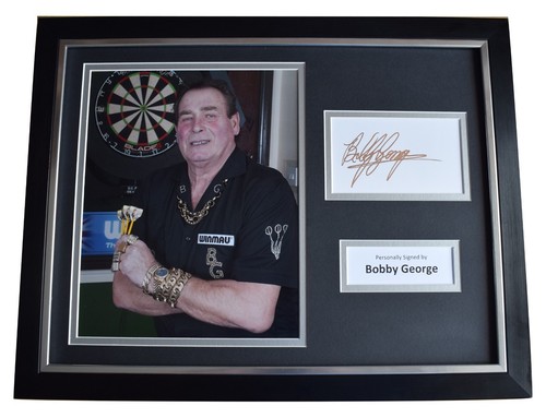 Bobby george signed - bobby, framed
