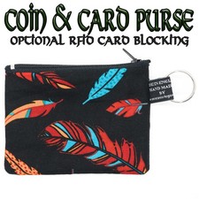 Feather Coin/Card Purse
