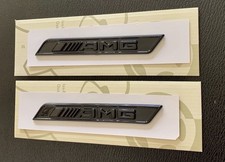 2 x AMG Gloss Black Side Decal
