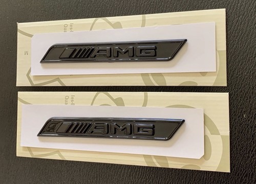Amg gloss black side - amg, decal