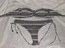 Gorgeous Black cream striped