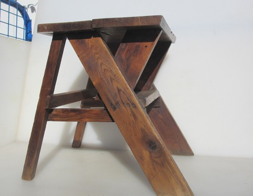 Antique wooden stool - stool, children