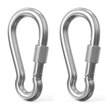 4 Inch Locking Carabiners, 2
