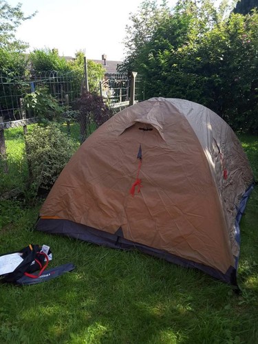 Person camping tent - person,