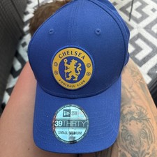 Chelsea FC Men's Pop Crest 39THIRTY New Era Blue Cap new 