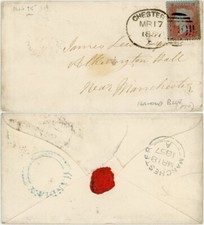 GB QV 1857 CHESTER SPOON