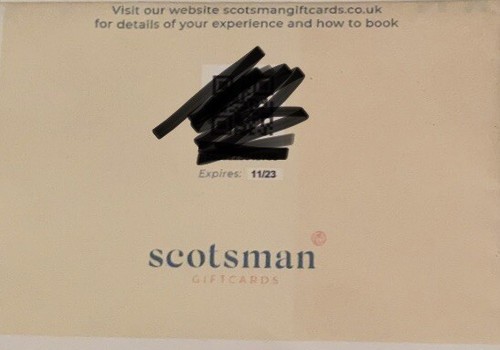 Two gift vouchers - £10,