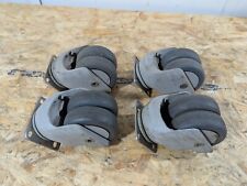 Braked Steinco Aircraft Airline Galley cart trolley 4 x  wheels 75mm