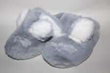 Cozipawz soft faux fur Bunny slip on mule slippers Style Bunz Colour Grey  New