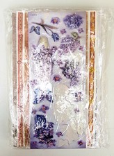 Butterflies & Flowers Aperture Embellishment Card Making Kit. Decoup/Paper/Cards