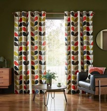 Orla Kiely Stem Curtains Lined