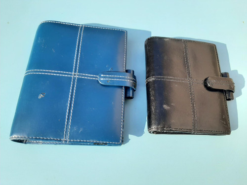 Italian leather filofax - x,