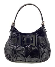GUCCI Queen Hobo Shoulder Bag 189885 Black Coated Canvas, some genuine leather,
