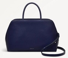 RADLEY BLUE LEATHER HANDBAG