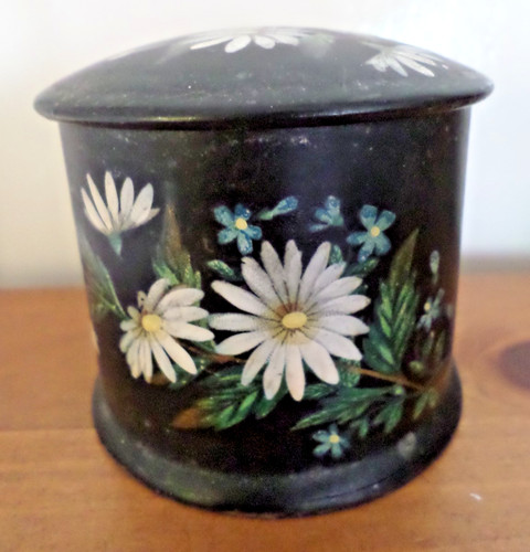 Victorian papier mache lidded - victorian,