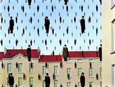 René Magritte Golconda 1953