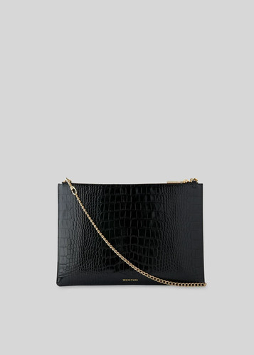 Whistles revington black shiny - black,