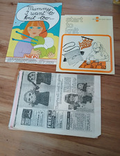 Vintage Start To Knit Pack Mummy I Want To Knit Phildar Booklet Crafts Teacher