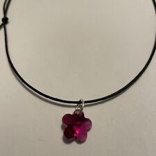 Swarovski Fuchsia Pink Flower