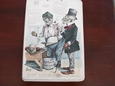 Antikamnia `Skeleton` Original Victorian Medical Calendar November/ December 189