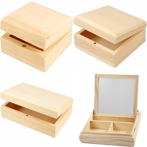 Wooden box pine empress - box,