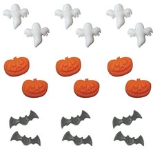 Halloween Cake Decorations Sugarpaste Pumpkins Bats Ghosts Cupcake Toppers