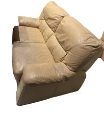 2 seater leather sofa and