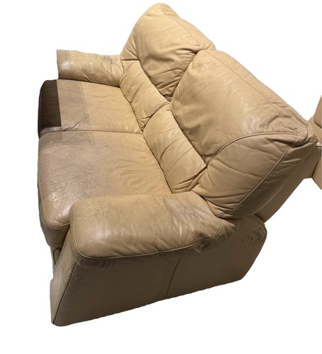 Seater leather sofa and - 2,