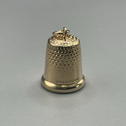 9ct gold thimble - 9ct,