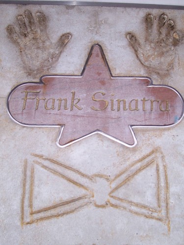 Frank sinatra hand print - sinatra,