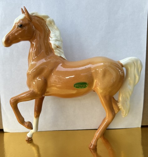 Beswick palomino prancing arab - beswick,
