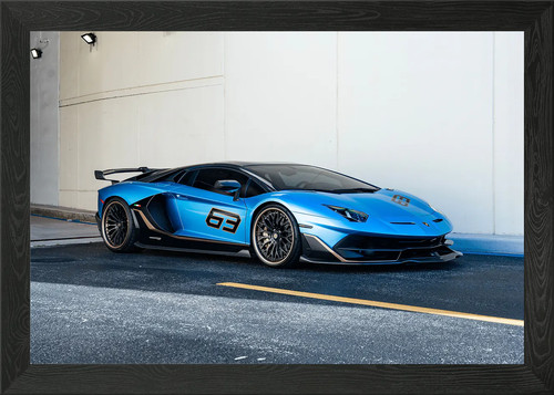 Lamborghini aventador framed - lamborghini,