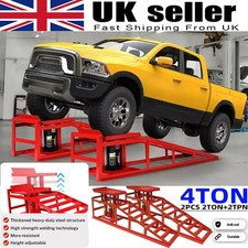 2 x Heavy Duty Metal Car Ramp