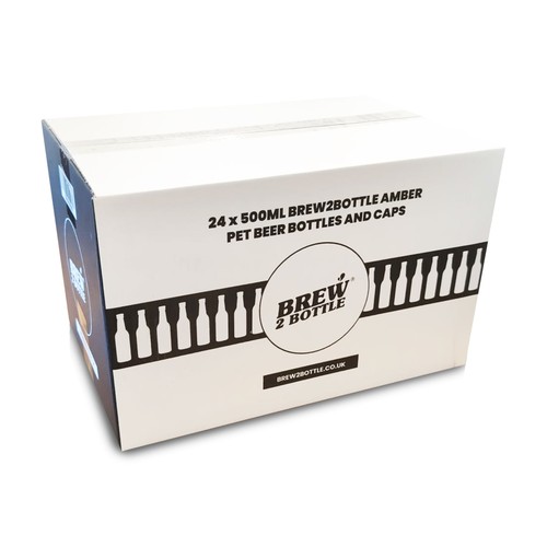 Brew2bottle 500ml amber - 24, x