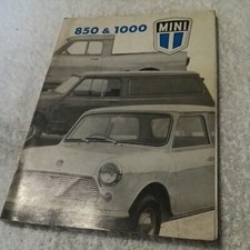 Operating/Owners Manual British Leyland Mini 850 +1000 Stand 01/1975