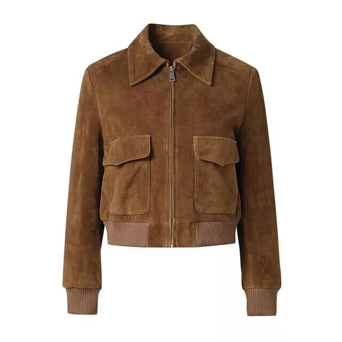 Women brown vintage cropped - women's,
