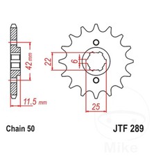 JT Front Sprocket 15 T 530 P