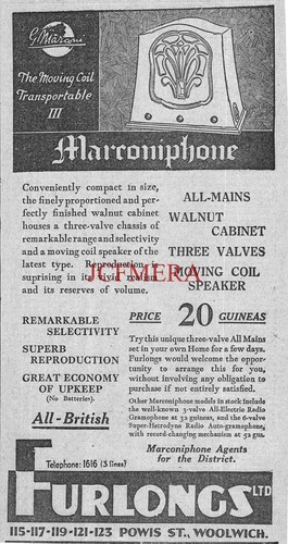 Marconiphone transportable - marconiphone, 3'