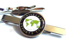 JAMES BOND 007 UNIVERSAL EXPORTS BADGE TIE SLIDE TIE GRIP PIN BAR GIFT