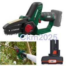 Parkside 12V Pruning Saw Mini Chainsaw With 4ah Battery And Charger