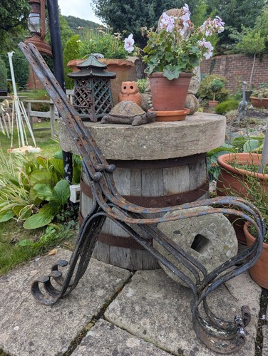 Antique wrought iron garden - wrought,