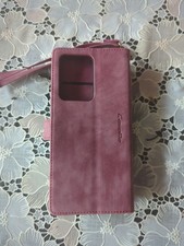 Samsung S20 Ultra Leather Phone Case, Magnet Closing. 