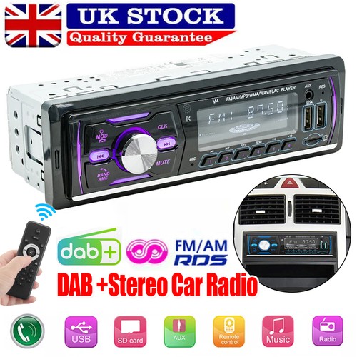 Dab stereo car radio - dab+, rds