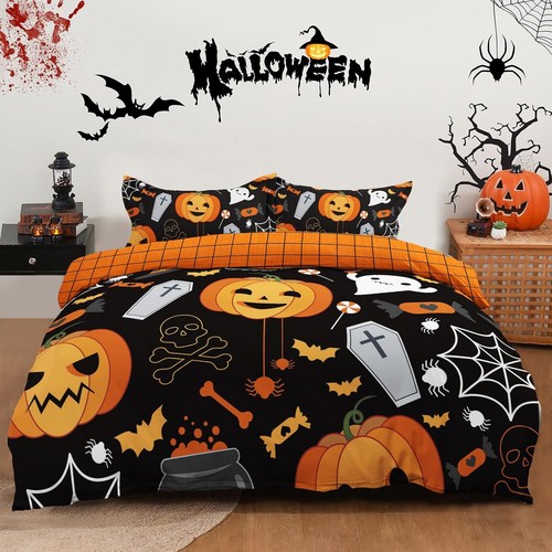 Halloween quilt duvet - halloween,