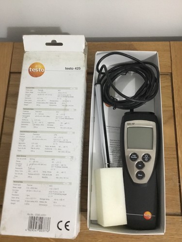 Testo 425 hot wire - hot,