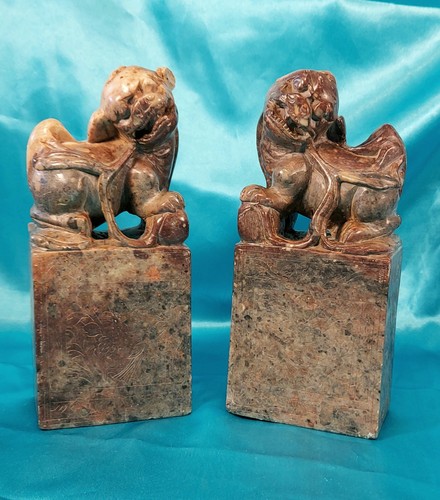 Vintage hand carved soapstone - vintage,