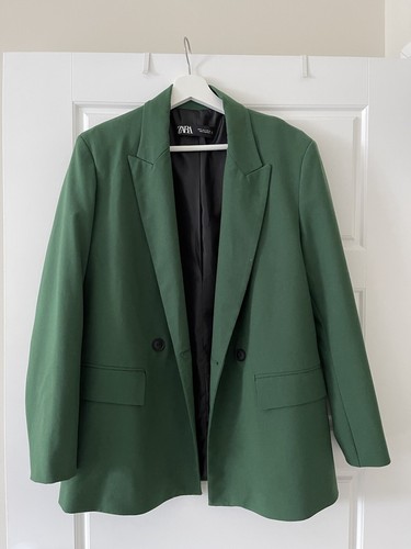 Zara green blazer - green,