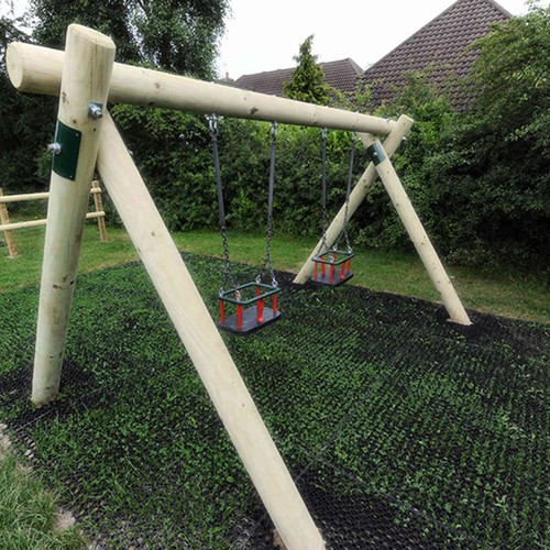 Rubber playground swings - x,